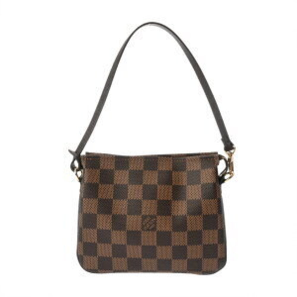 Louis Vuitton Damier Trousse Makeup Brown Canvas Accessory Pouch